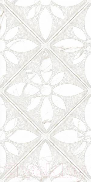 Декоративная плитка Beryoza Ceramica Alcazar Fresco белый (600x300)