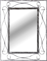Зеркало Dudo ВЕ-2-2 (черный/серебристый) - 