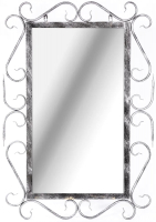 Зеркало Dudo ВЕ-5-2 (черный/серебристый) - 