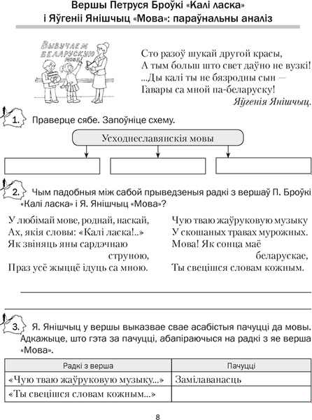 Рабочая тетрадь Аверсэв Беларуская лiтаратура. 5 кл (Міхновіч Н.А.)
