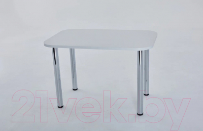Обеденный стол Senira Р-001-02 (белый матовый/хром)