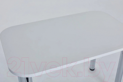 Обеденный стол Senira Р-001-02 (белый матовый/хром)