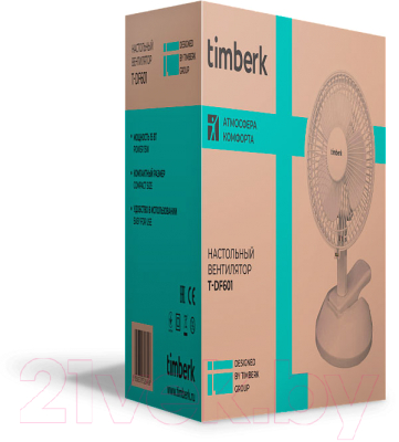 Вентилятор Timberk T-DF601 (белый)