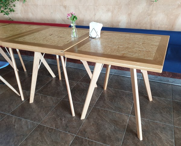 Купить Столешница для стола Sheffilton SHT-TT11 70/70 ДУБ/OSB 50мм в Минске