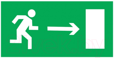 Информационный знак EKF PROxima Направление к эвакуационному выходу направо / AN-5-06