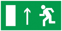 Информационный знак EKF PROxima Направление к эвакуационному выходу прямо / AN-5-07 - 