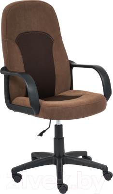 Кресло офисное Tetchair Parma флок (коричневый 6/TW-24)