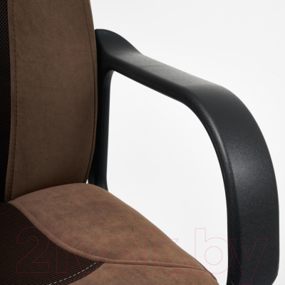 Кресло офисное Tetchair Parma флок (коричневый 6/TW-24)