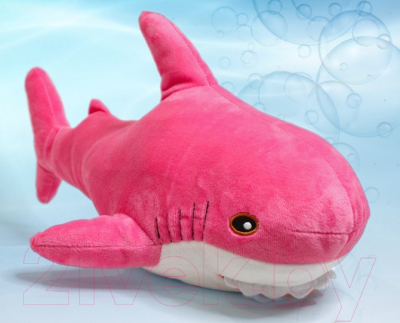 Мягкая игрушка SunRain Акула 50см (розовый)