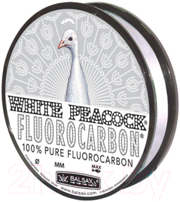 Леска флюорокарбоновая Balsax White Peacock 0.20мм (100м)
