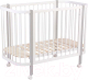 Детская кровать-трансформер Polini Kids Simple 350 / 0003126-16 (белый/серый) - 