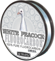 Леска флюорокарбоновая Balsax White Peacock 0.16мм (30м) - 