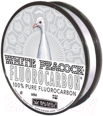 Леска флюорокарбоновая Balsax White Peacock 0.25мм (30м)