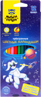 

Набор цветных карандашей, Енот в космосе / CP_29296