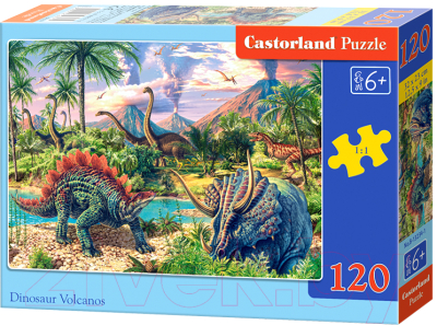 Пазл Castorland Динозавры Midi / B-13234 (120эл)