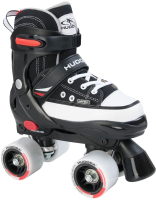 Роликовые коньки Hudora Rollschuh Roller Skate Schwarz / 22030 (р-р 28-31) - 