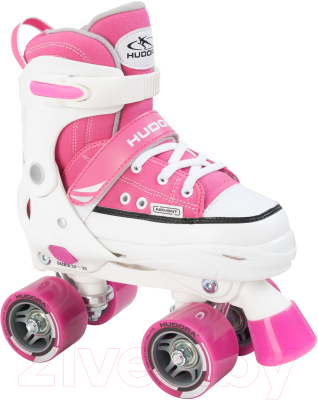 Роликовые коньки Hudora Rollschuh Roller Skate / 22034 (р-р 32-35, розовый)