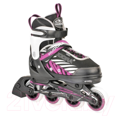 Роликовые коньки Hudora Inline Skates Mia / 28132 (р-р 29-32, Schwarz/лиловый)