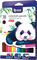

Набор цветных карандашей Schoolformat, Animals / КЦ18-ТЖ
