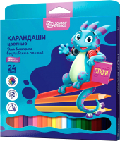 

Набор цветных карандашей Schoolformat, Smart Dino / КЦ24-СД