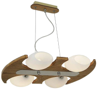 

Потолочный светильник Sfera Sveta, 85388/4P WOOD+CH
