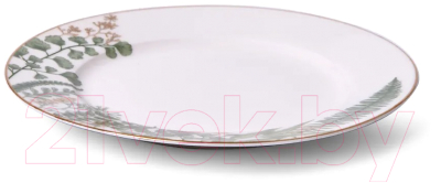 Тарелка столовая обеденная Fissman Toledo 3890 (белый)