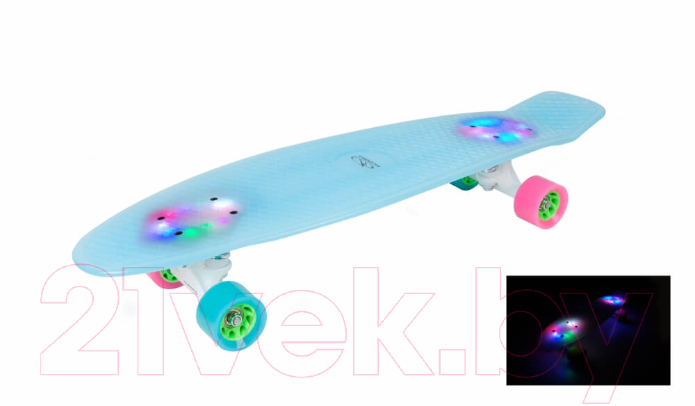 Пенни борд Hudora Skatebaord Retro Eisglow 27 / 12144