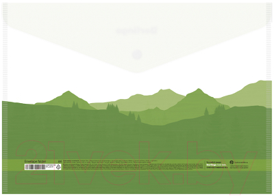 Папка-конверт Berlingo Green Series / EFb_A4209 (рисунок)