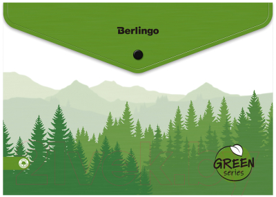Папка-конверт Berlingo Green Series / EFb_A4209 (рисунок)