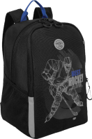 Школьный рюкзак Grizzly RB-251-7 (черный/синий) - 