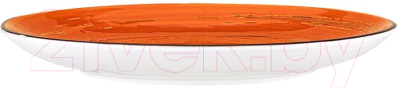 Тарелка столовая обеденная Wilmax WL-669316/A (оранжевый)