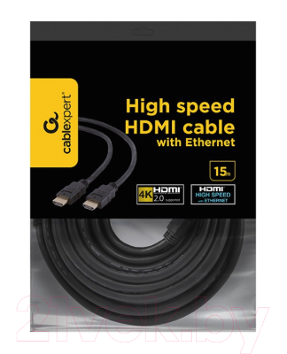 Кабель Gembird CC-HDMI4L-15M (15м, черный)