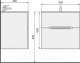 Миниатюра изображения товара Тумба под умывальник Jorno Moduo Slim 65 / Mоl.01.62/P/W
