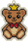 Набор алмазной вышивки Wizardi Принц-Медведь / WWP436 - 