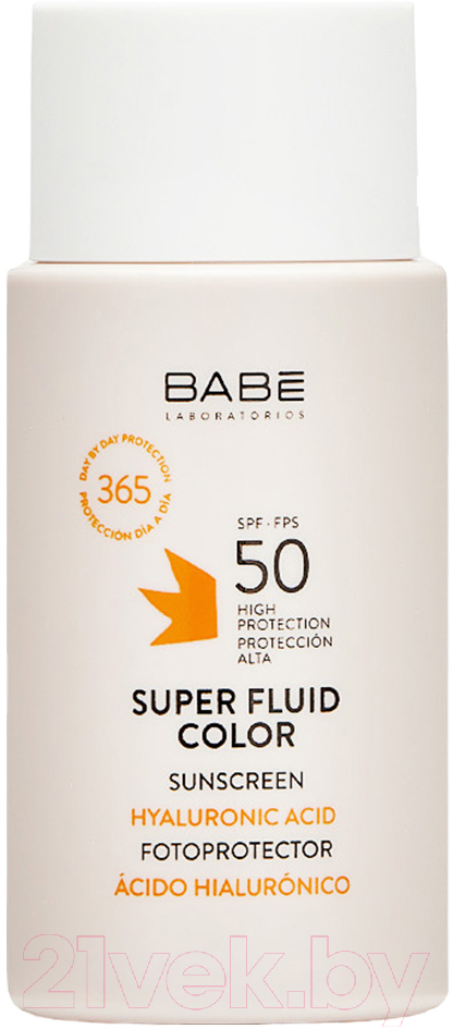 Крем солнцезащитный Laboratorios Babe Флюид с тонирующим эффектом SPF50