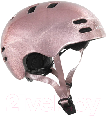 Защитный шлем Hudora Skaterhelm Reflect / 84173 (M, розовый)
