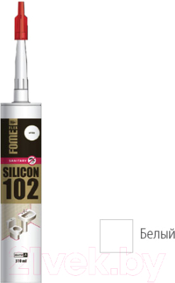 Герметик силиконовый Fome Flex Sanitary Silicon 102 / 01-4-1-102 (310мл, белый)