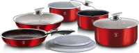 

Набор кухонной посуды Berlinger Haus, Metallic Line Burgundy Edition BH-1674