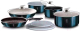 Набор кухонной посуды Berlinger Haus Aquamarine Metallic Line BH-6101 - 