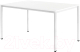Обеденный стол Millwood Сеул Л 130x80 (белый/металл белый) - 