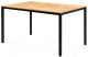 Обеденный стол Millwood Сеул Л 130x80 (дуб золотой крафт/металл черный) - 