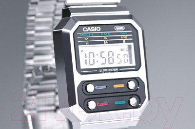 Часы наручные унисекс Casio A-100WE-1A