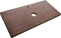 Столешница для ванной Jorno Wood 100 / Wood.06.100/DW (темный) - 