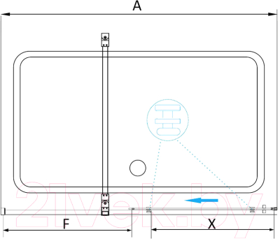 Изображение товара Душевая дверь RGW TO-18B / 41071812-14