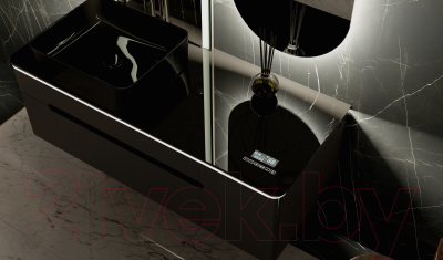 Изображение товара Тумба под умывальник Jorno Shine 120 / Shi.01.120-M/P/A (подвесная, антрацит)