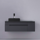Миниатюра изображения товара Тумба под умывальник Jorno Shine 120 / Shi.01.120-M/P/A (подвесная, антрацит)