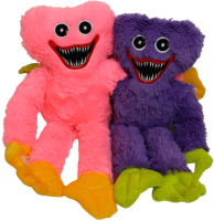 Набор мягких игрушек SunRain Хаги Ваги и Киси Миси 25см (фиолетовый/розовый) - 