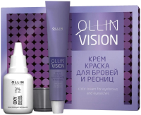 Краска для бровей Ollin Professional Vision В наборе черный (20мл) - 
