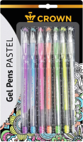 

Набор гелевых ручек Crown, Hi-Jell Pastel / HJR-500P SET-7