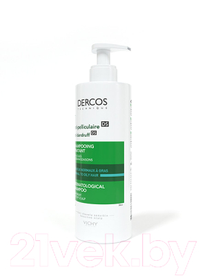 Шампунь для волос Vichy Dercos против перхоти для нормальных и жирных волос (390мл)